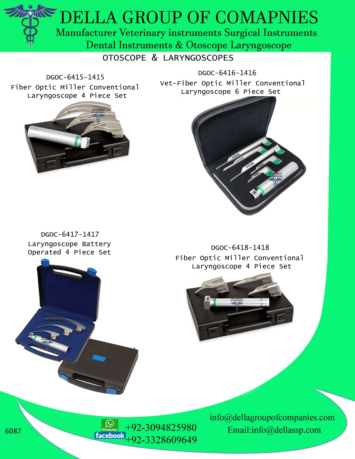 Otoscope & Laryngoscopes
